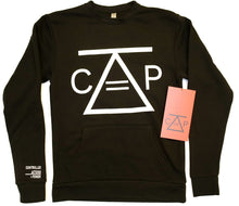 Load image into Gallery viewer, Controlled Actions = Power Black Unisex  Equation Sweatshirt
