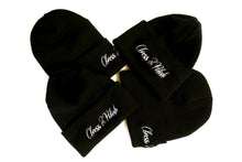 Load image into Gallery viewer, Class &amp; Polish Signature Script Beanie - Black (Side embroider)
